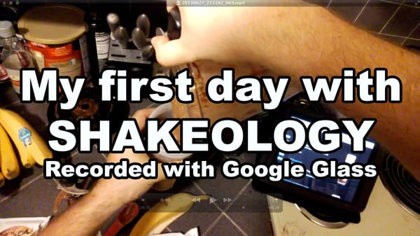 My first time making Shakeology